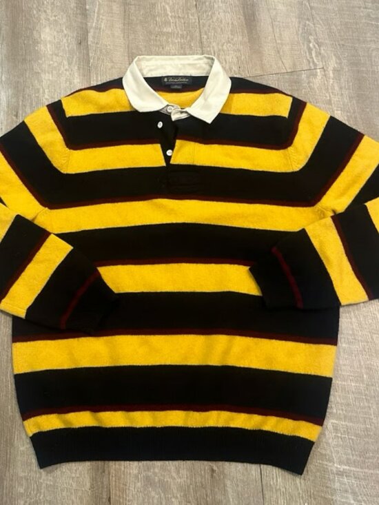 Other - Brooks Brothers Scottish Lambswool Rugby Style Mens Sweater